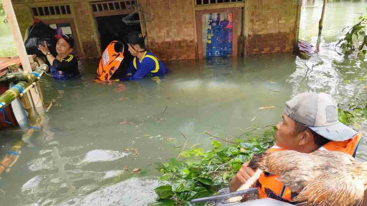 Banjir Rendam 2 Rumah di Pangandaran