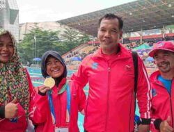 Hari Pertama Pertandingan, Atlet Renang Pangandaran Raih Medali Emas di Peparda VI Jabar