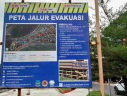 Pantai Pangandaran Minim Rambu Jalur Evakuasi Bencana