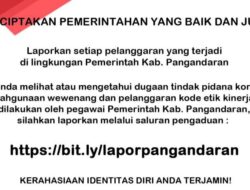 Begini Cara Melapor Dugaan Pungli Lewat Online di Pangandaran